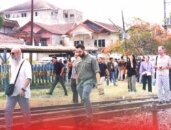 Delegasi 15 Negara Kunjungi Stasiun Kereta Api Padang Panjang