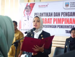 Mutasi Bergulir, Bupati Annisa Lantik 9 Pejabat Pimpinan Tinggi Pratama