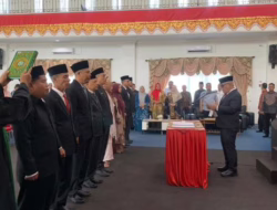 Bupati Yulianto Lantik 10 Pejabat di Lingkungan Pemkab Pasbar