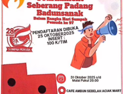 Turnamen Domino Seberang Padang Badunsanak Semarakkan Hari Sumpah Pemuda ke-97