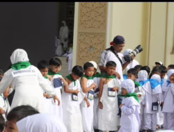 Manasik Haji Massal, Ribuan Murid TK Antusias Belajar Rukun Islam Kelima