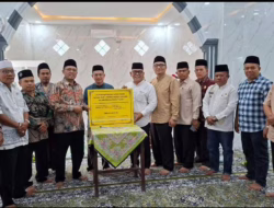 Masjid Nurul Huda Sungai Aur Diresmikan, Bupati Yulianto: Bukti Gotong Royong dan Semangat Kebersamaan Masyarakat