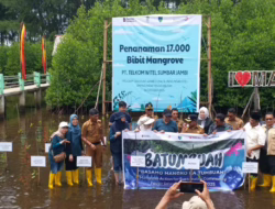Telkom Regional Sumbar–Jambi Dukung Pengembangan Ekowisata Amping Parak Lewat Penanaman Mangrove