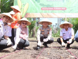 Kapolres Agung Tribawanto Pimpin Penanaman Jagung Serentak Kuartal IV