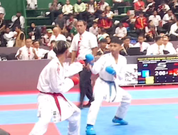 Karate PON Beladiri II Kudus, Lima Atlet Sumbar Belum Beruntung di Laga Pertama