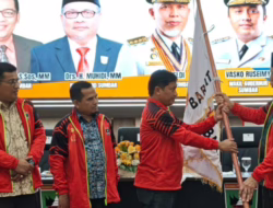 Gubernur Lepas Kontingen PON Beladiri 2025 Sumbar: Berangkat, Bertanding, Menang!