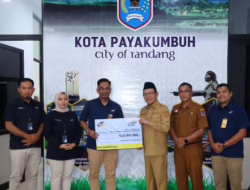 Pemko Payakumbuh Terima Bantuan PT Mandiri Taspen Bantu Korban Kebakaran Pasar
