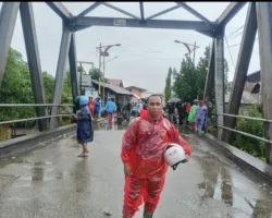 Jembatan Kampuang Kalawi Ditutup Sementara, Arus Lalu Lintas Dialihkan ke Bypass
