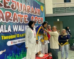 Forki Padang Puncaki Klasemen Kejuaraan Karate Piala Wali Kota Padang 2025