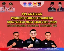 KBI Kota Padang Dilantik, Langsung Helat Kejurda Kick Boxing se-Sumbar di Agus Salim
