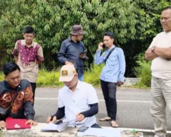 Kantor Pertanahan Pesisir Selatan Lakukan Pemeriksaan Lapangan di Sungai Nyalo