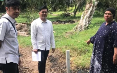 Kantor Pertanahan Pessel Laksanakan Pemeriksaan Lapangan di Dua Kecamatan