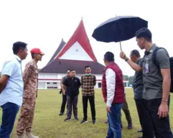 Persiapan Retret Wali Nagari, Bupati Eka Putra Tinjau Lokasi IPDN Kampus Sumbar