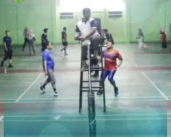 29 Ranting PGRI Turun di Babak Penyisihan Badminton HUT Korpri