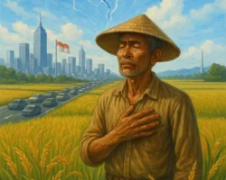 “Indonesia, Retak Cakrawala dan Doa-Doa Padi”