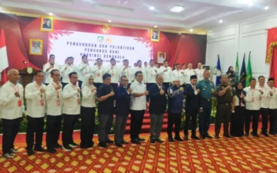 KONI Bengkulu Dilantik, Wacana Bengkulu–Sumbar Tuan Rumah Bersama PON 2032 Menguat