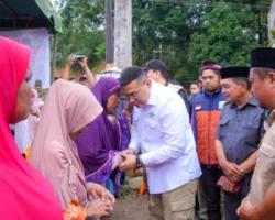 Terjun ke Lokasi Bencana Sumut, Wamen Ossy  Dengarkan Cerita Warga Terdampak