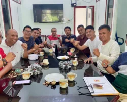 Silaturahmi ke KONI Sumbar, Ketua Fraksi Gerindra Khairuddin Simanjuntak: Olahraga Harus Terkelola dan Sejahtera