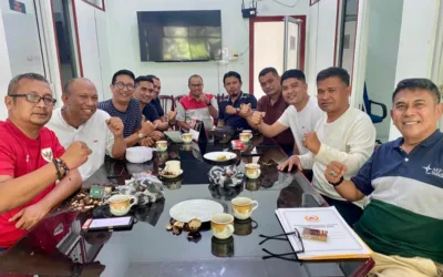 Silaturahmi ke KONI Sumbar, Ketua Fraksi Gerindra Khairuddin Simanjuntak: Olahraga Harus Terkelola dan Sejahtera