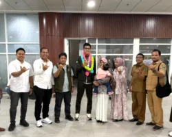 Disambut KONI Sumbar, Samsul Akmal Bawa Pulang 2 Perunggu SEA Games