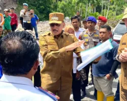 Kantah Pessel Gelar Pemasangan Patok Batas di Kawasan Pelabuhan Panasahan