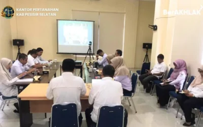 Kantor Pertanahan Pessel Ikuti Coaching Clinic Perencanaan Sanitasi Berkelanjutan