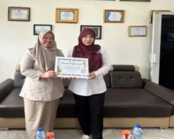 Kepala Kantah Pessel Terima Penghargaan Wajib Pajak Pengelola APBN Terbesar 2024