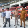 Persiapan Tuan Rumah Bersama PON, Hamdanus Bawa KONI Bengkulu Tinjau Stadion Utama Sumbar