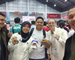 Atlet Sumbar Zikrha Dwi Putri Raih Perak Teqball SEA Games 2025 Thailand