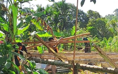 11 KK Korban Banjir Bandang di Kapalo Koto Bangun Huntara Mandiri