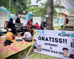 Dukung Pemulihan Bencana Aceh, PLN Icon Plus Sediakan Internet dan Listrik Gratis
