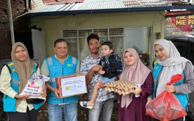 Terkoneksi dengan Hati, PLN Icon Plus Sigap Menyalurkan Bantuan Banjir Bandang di Medan, Padangsidimpuan, Lhokseumawe, Aceh Utara