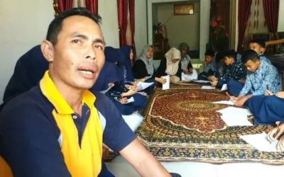 MTsN 8 Pesisir Selatan Laksanakan Ujian Semester di Rumah Akibat Banjir dan Longsor