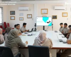 Kantor Pertanahan Pesisir Selatan Laksanakan Monev TA 2026