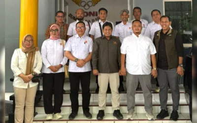 KONI Lampung Jajaki Dukungan Sumbar untuk Tuan Rumah PON 2032, Hamdanus: Masih Dikaji