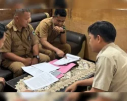 Koordinasi Lahan Sawah Dilindungi, Kantah Pessel Terima Kunjungan Dinas PerkimtanLH