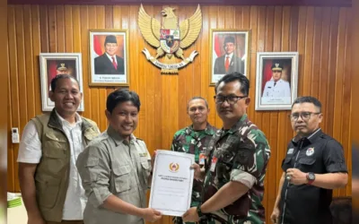 Kunjungi KONI Sumbar, Danlanud Sutan Sjahrir Siap All Out Dukung Porprov XVI 2026