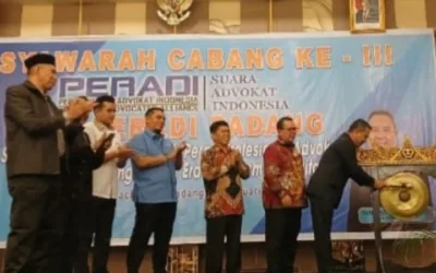 Usung Agenda Utama Pemilihan Ketua DPC, Peradi SAI Padang Gelar Muscab III
