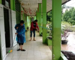 Hujan Lebat, Bangunan MAN 1 Pasaman Barat Digenangi Air