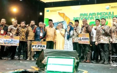 Puncak Hari Jadi Solok Selatan ke 22, “Malam Peduli Bencana Sumatra” Terkumpul Donasi 1 Miliar