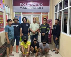 Polres Dharmasraya Amankan Tiga Pekerja Tambang Emas Ilegal di Koto Salak