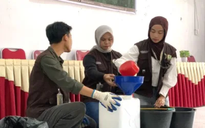 POC, Inovasi Olahan Pupuk Organik dari Mahasiswa KKN UNAND