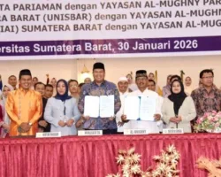 Wako Yota Balad Tandatangani MoU dengan Yayasan Al-Mughny Pariaman