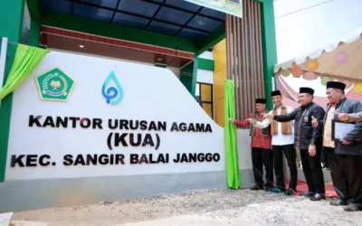 Gedung Baru KUA Sangir Balai Janggo Diresmikan, Wabup Yulian Efi: Perkuat Pelayanan Keagamaan dan Ketahanan Keluarga