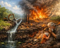 Gambut yang Dikeringkan, Api Menunggu