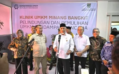 Pemerintah Resmikan Klinik UMKM Minang Bangkit untuk Percepat Pemulihan Ekonomi Pascabencana