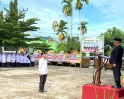 Bupati Yulianto Pimpin Upacara HAB ke-80 Kemenag Pasaman Barat