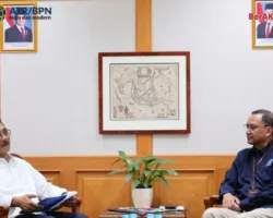 Koordinasi Sekjen ATR/BPN Bersama Kepala ANRI: Perkuat Tata Kelola Arsip Pertanahan di Era Digital