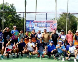 STC Dharmasraya Gelar Pertandingan Tenis KU 85