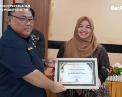 Kantor Pertanahan Pesisir Selatan Raih Penghargaan Satker Pengguna Digipay Teraktif
